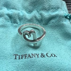 Tiffany & Co. Paloma Picasso Loving Heart Ring in Sterling Silver